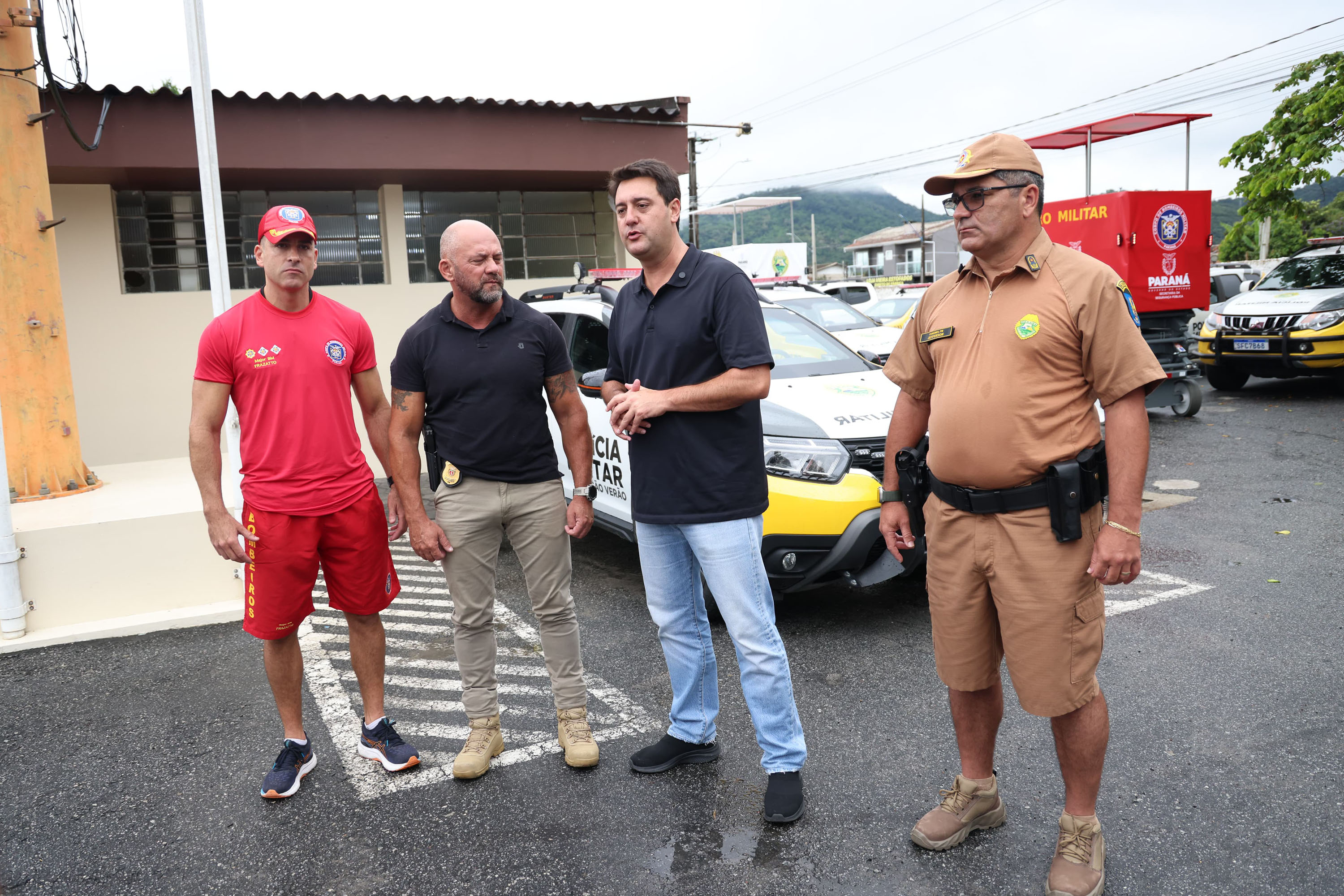 Governador anuncia concurso público com 2.600 vagas para PM e Corpo de Bombeiros do PR
