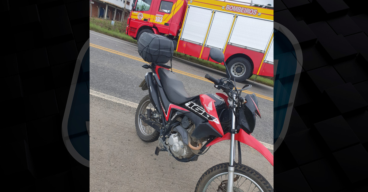 Pedestre fica gravemente ferida após sofrer atropelamento por moto na BR 280