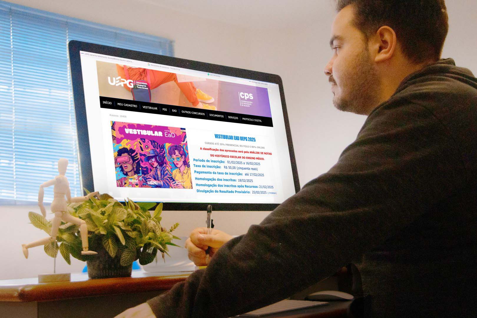 UEPG abre inscrições para vestibular EaD com 1.350 vagas